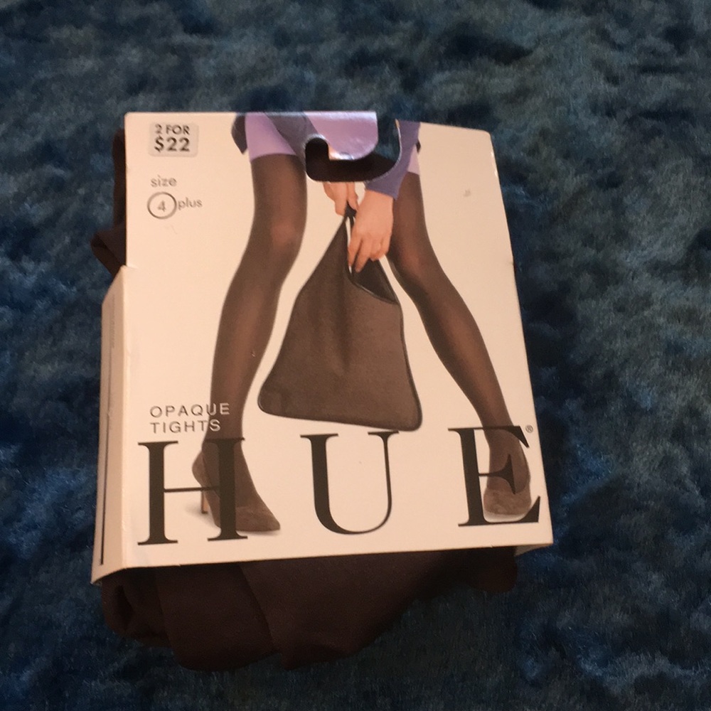 HUE Espresso Opaque Tights